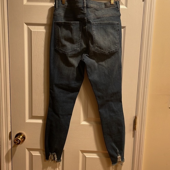 Express ankle high-rise stretch denim jeans size 12 NWT - Picture 4 of 6